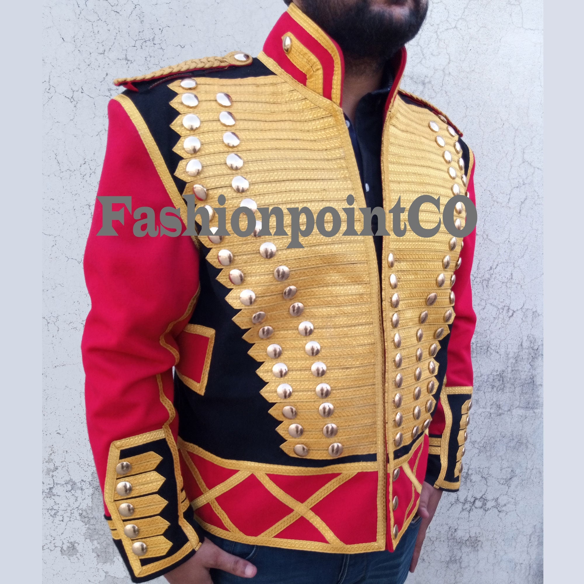 Michael Jackson Thriller Jacket MJ Red Leather Outfit #11 Michael Jackson Thriller Jacket MJ Red Leather Outfit