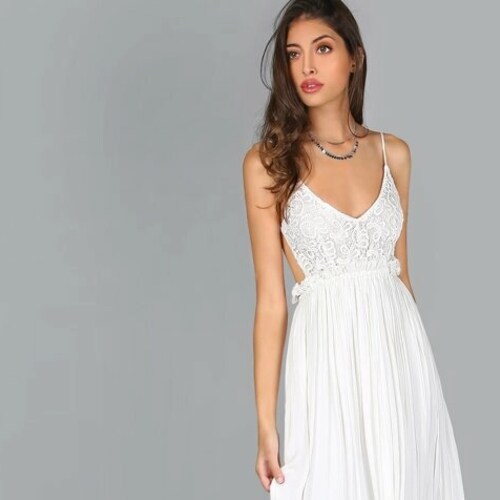 Dress For Women|  Lace Maxi Dress| White Maxi Dress| White Party Dress| Wedding Party Dress| Gift For Women| Wedding Dress