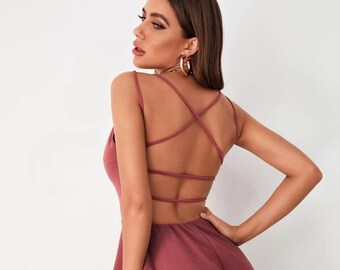 Dress For Women| Crisscross Dress| Summer Dress| Short Dress| | Gift For Women| Sexy Dress