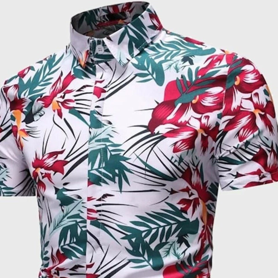 Discover Floral & Plants Print Shirt| Men Hawaii Shirt