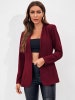 Women Blazer| Women Suits|  Open Front Solid Blazer| Blazer For Women| Suits For Women| Ladies Blazer| Ladies Suits 