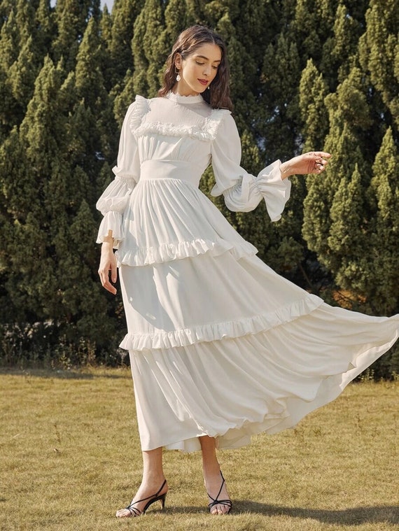 Women Elegant Dress Long Maxi Dress Wedding Party Dress - Etsy