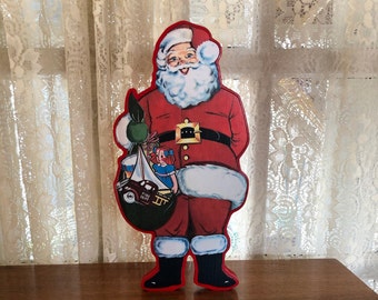 Retro Christmas Decoration Santa with Sack