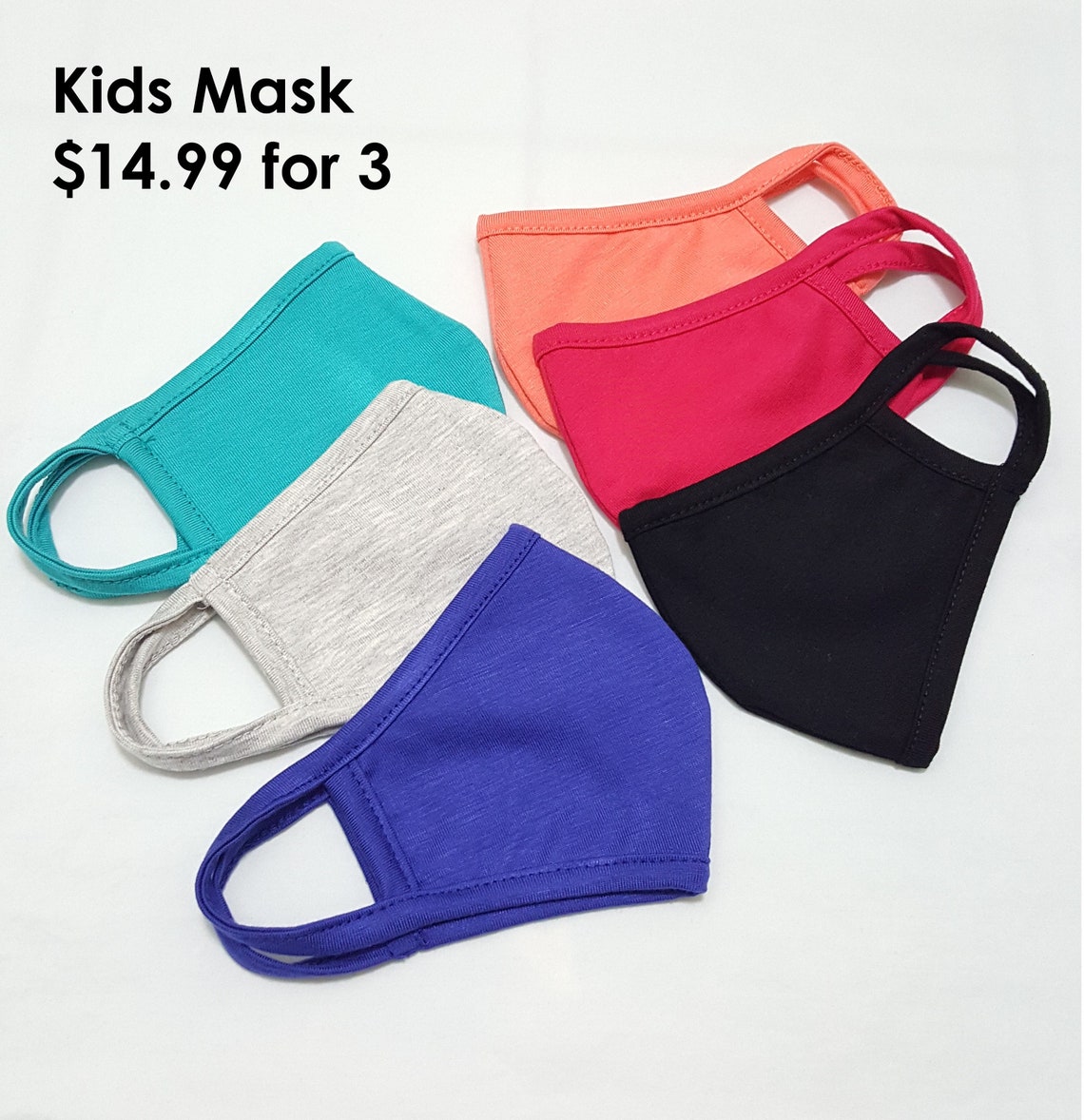 3 Masks Per Set Kids Face Mask / Reusable / Breathable / Etsy