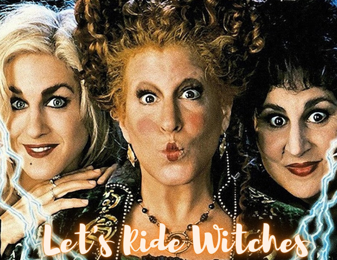 Let's Ride Witches Hocus Pocu - Etsy