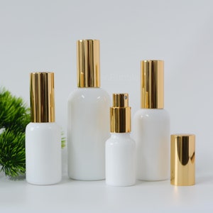 1-200pcs 15ml 20ml 30ml 50ml 100ml White Glass Porcelain Fine Mist Spray Bottle, Essential Oil Room Linen Fragrance Aroma Bottle, Wholesale