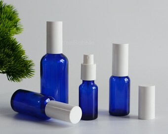 1-500pcs 15ml 20ml 30ml 50ml 100ml Cobalt Blue Glass Fine Mist Spray Bottle, Essential Oil Spray Bottle, Toner Linen Room Home Spray Bottle