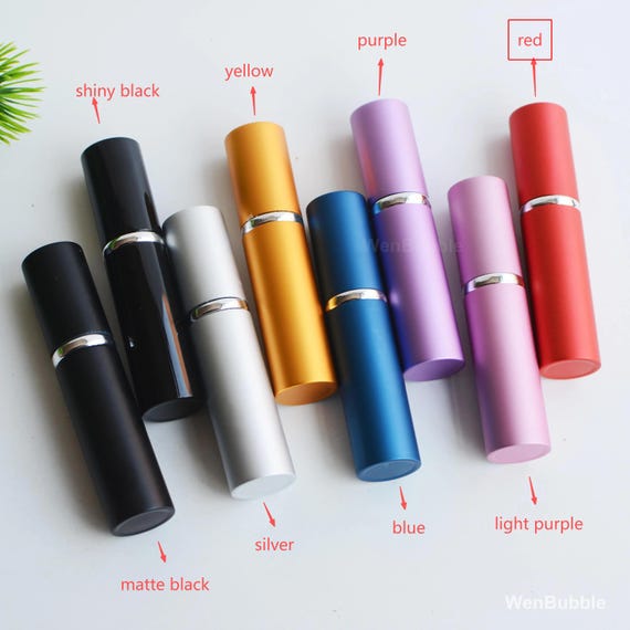 1～200個入り 5ml 10ml 詰め替え可能 アルミ製 金属製 ガラス製 微細