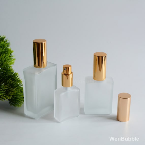 Buy 200pcs/lot 30ml 50ml 100ml Frosted Glass Square Fine Mist