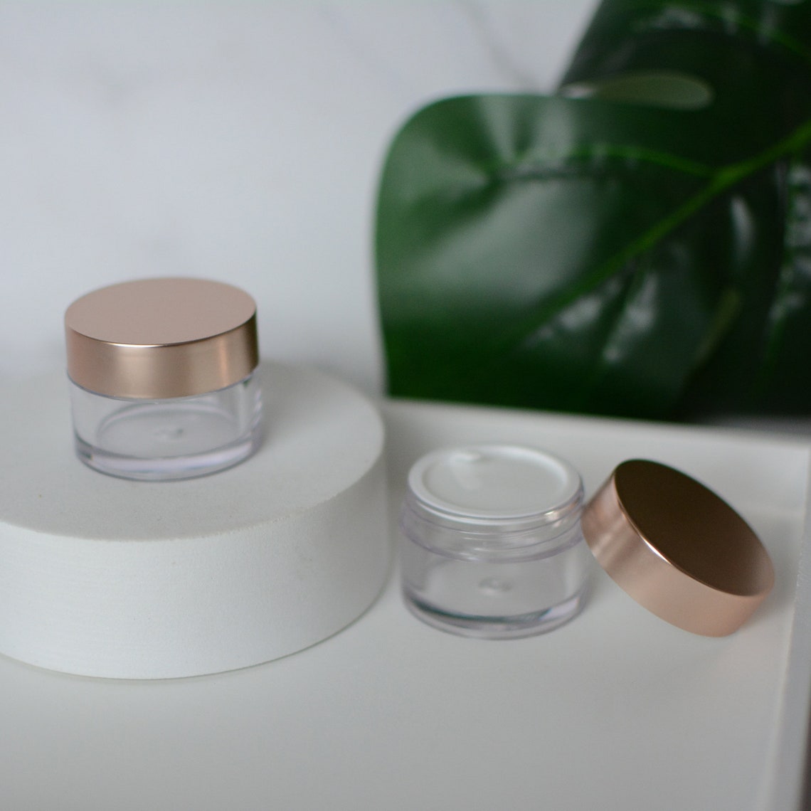 15g Matte Rose Gold Cream Jar Container Facial Treatment Etsy