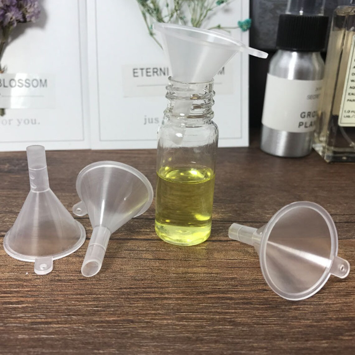 Mini Plastic Funnels Disposable Funnels Essential Oil Etsy