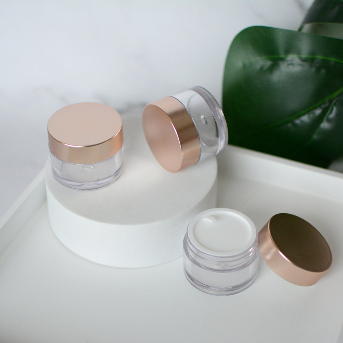 15g Matte Rose Gold Cream Jar Container Facial Treatment Etsy