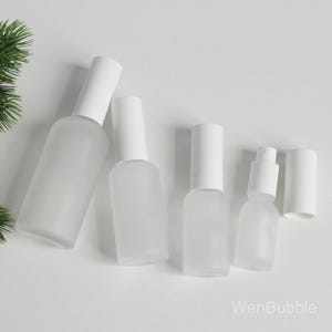 1-200pcs 15ml 30ml 50ml 100ml Frosted Glass Oil Spray Bottle, Body Spray Bottle, Home Room Aroma Fragrance Linen Spray Bottle, Wholesale