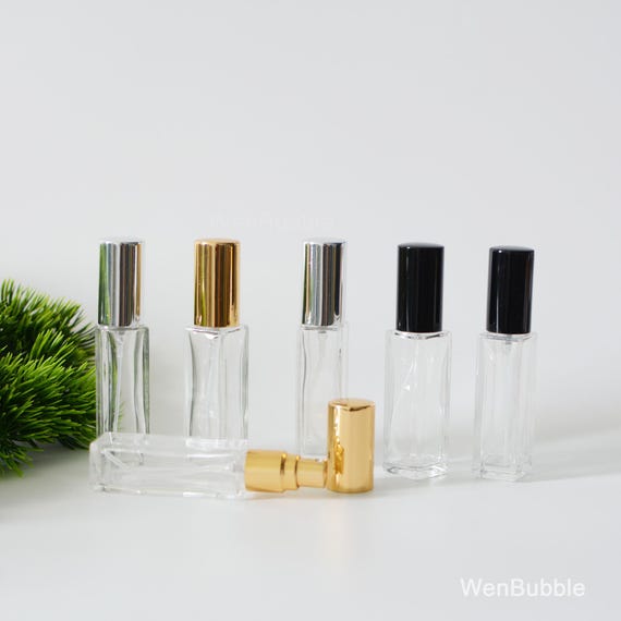 100 Ml Sprühflasche Aus Klarglas – Quadratisch, Mit Feinem Nebelzerstäuber, Silberne Kappe, Ideal Für Parfüm & ätherische Öle