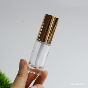 1-500 tubes à lèvres vides de 10 ml, tube de brillant à lèvres avec baguette, bouteille d'huile à lèvres en verre, maquillage DIY, couvercles en plastique, bouteille transparente, vente en gros image 4