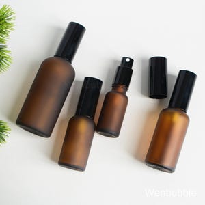 1-200px 15ml 30ml 50ml 100ml Matte Braunglasöl Sprühflasche, Kosmetik Beauty Hautpflege Aroma Duft feiner Nebel Sprühflasche, Großverkauf