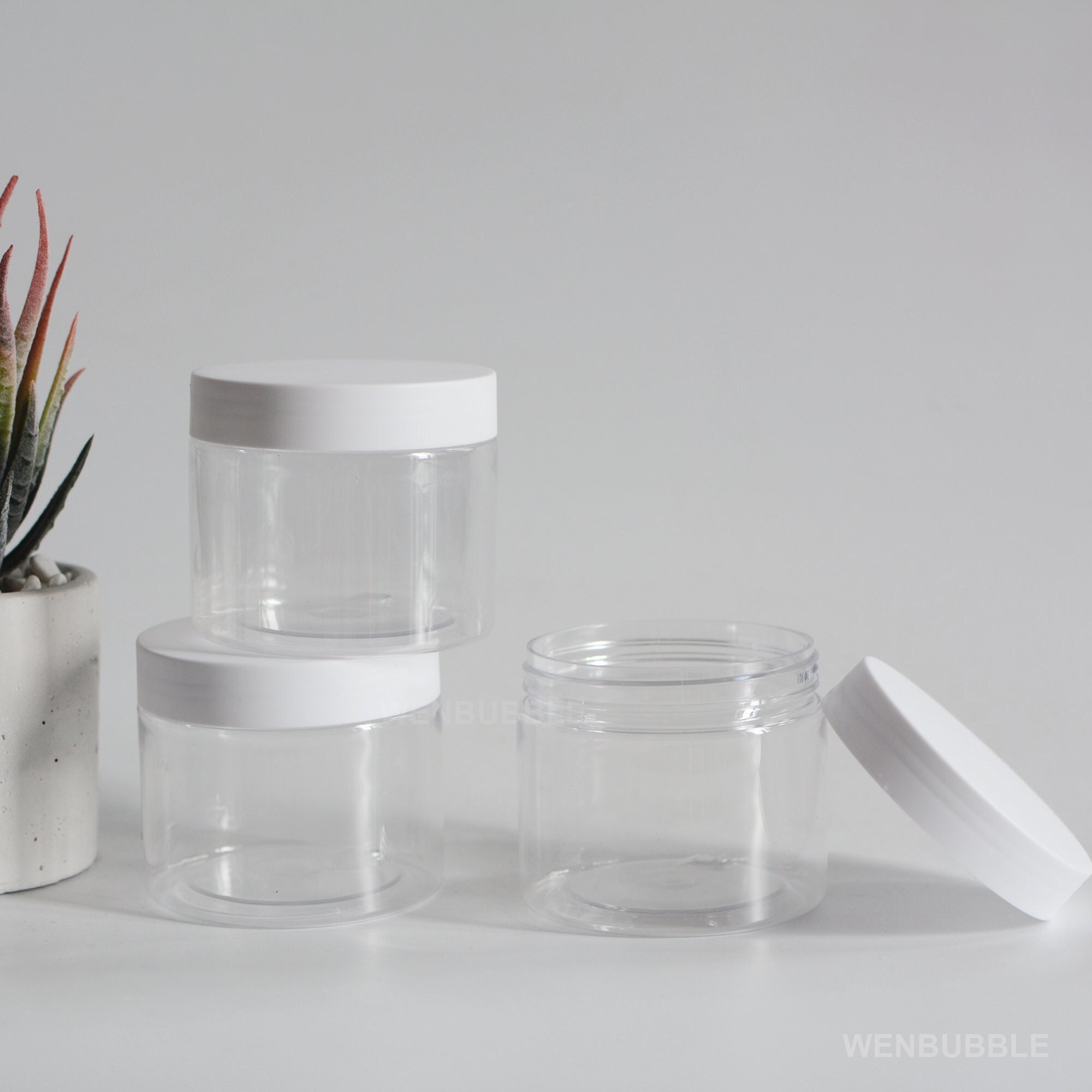 30 Clear Bead Storage Containers Box Plastic Pot Jars for Craft