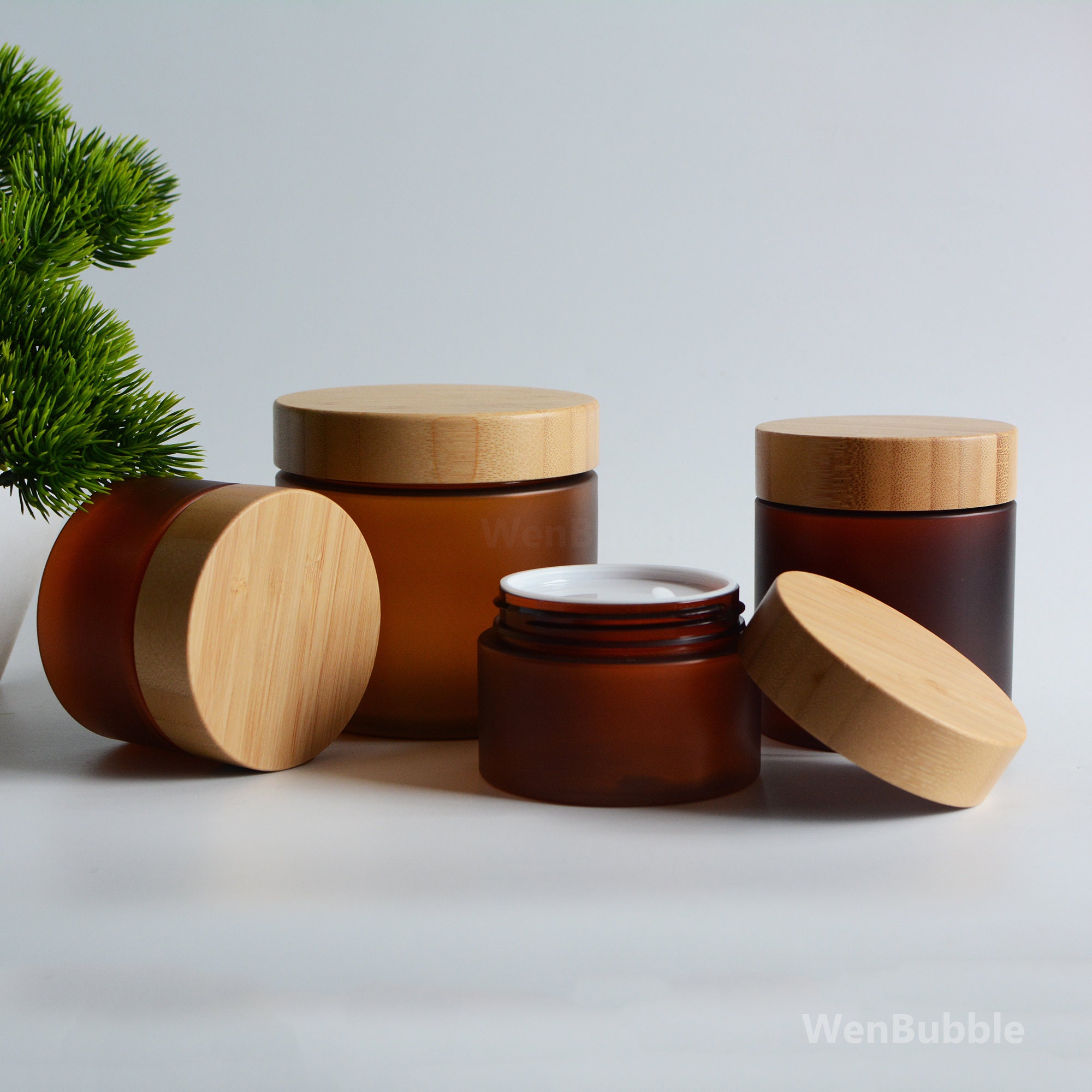 Cosmetic Bamboo Jar - Free Download Images High Quality PNG, JPG
