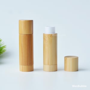 1-200pcs 5ml Empty bamboo Lip Tube, Lip Gloss Tube with wand, Lip Bottle, DIY Makeup , Engraving Logo, Customize logo, Wholesale