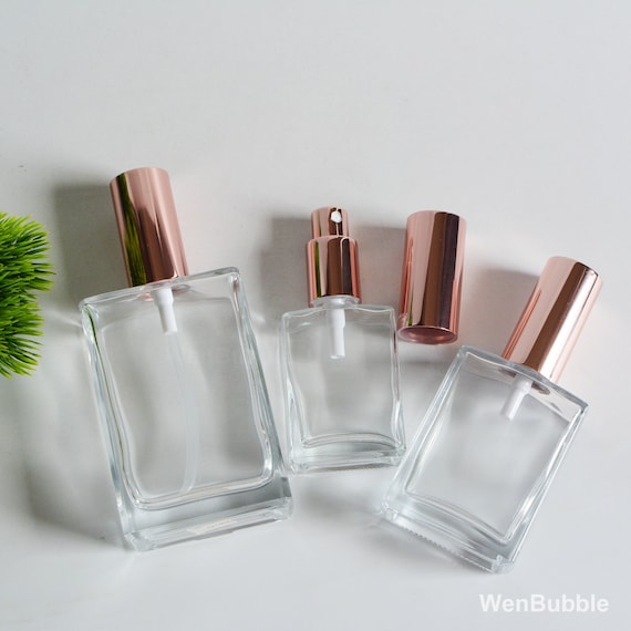 1 100pcs 1oz 30ml 50ml 100ml Clear Square Glass Essential Oil Spray Bottle Aroma Room Home Linen Spray Bottle Perfume Bottle Wholesale Etsy UK