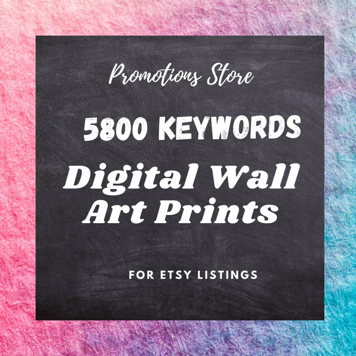 Keyword tags SEO keyword research for Digital wall art Etsy