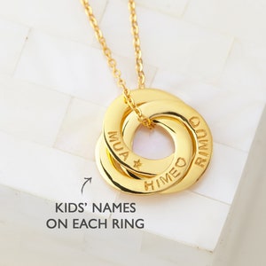 Mutter Halskette Sterling Silber, Schwiegertochter Geburtstagsgeschenk, Mütter Halskette Gold, Muttertagsgeschenk, Mom Geschenk, Mutter Schmuck mit Kid Name