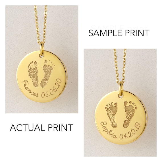 Mom foot necklace deals