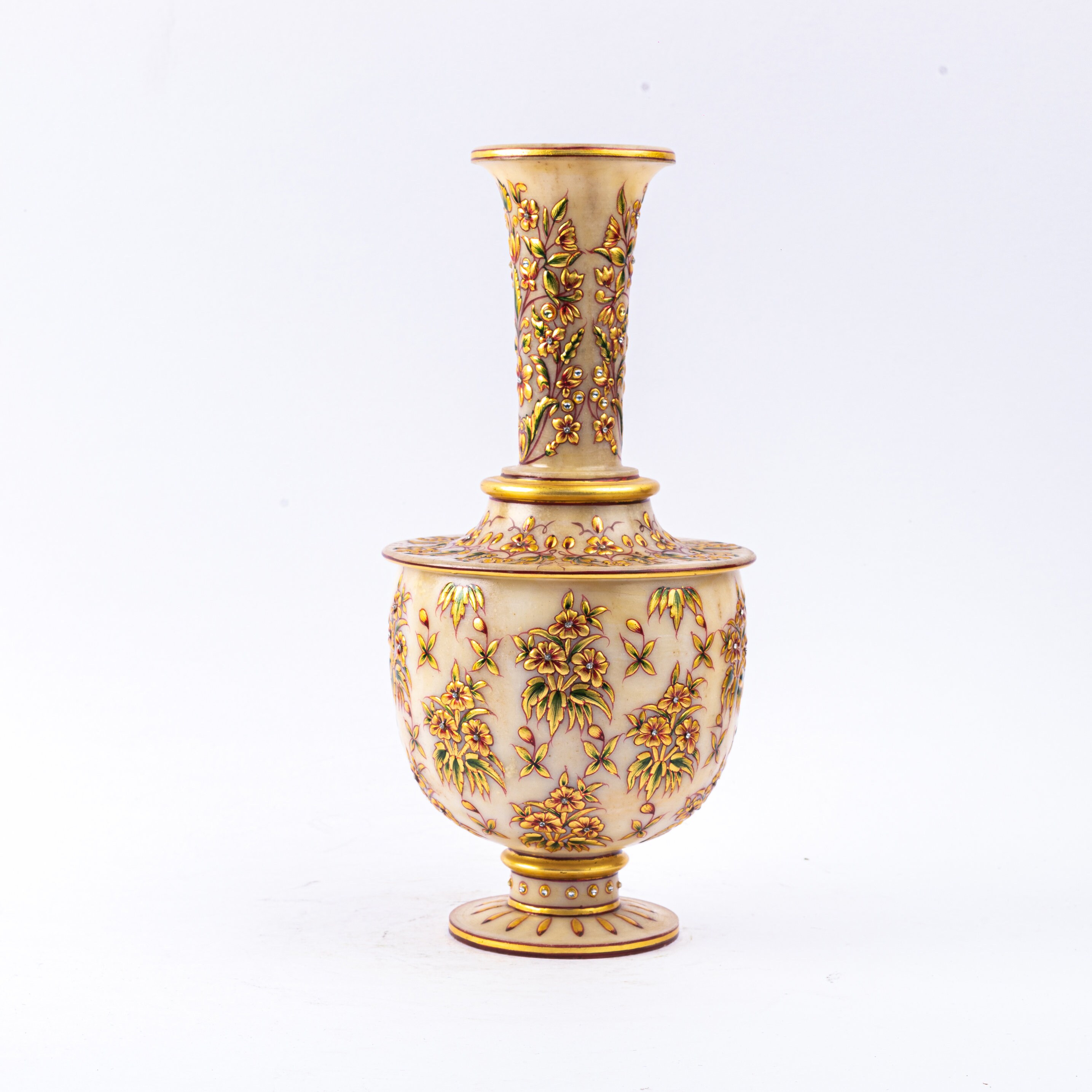 Beautiful Marble vase with ornamentation Flower VaseUnique Etsy