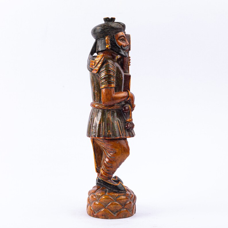Indian musician in wood-Muscisian Statue-Unique Gift-Antique Collection