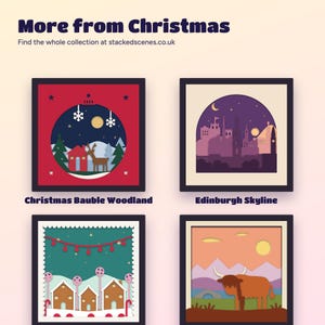 More designs from the Stacked Scenes Christmas collection.