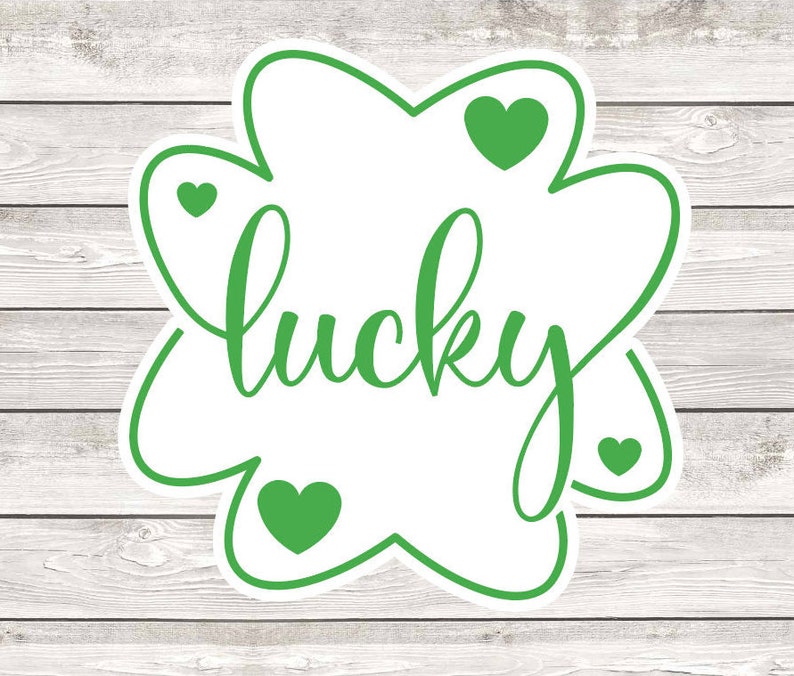 Instant Download PNG /& JPG St Patrick/'s Day Lucky Clovers x3 in SVG
