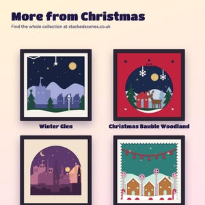 More designs from the Stacked Scenes Christmas collection.