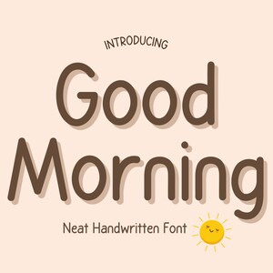 おはようフォント、きれいな手書きフォント、きれいな手書き、かわいいフォント、デジタルプランナーフォント、デジタルノート、メモ取りフォント、Goodnotesフォント