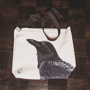 Raven, Bat, Loon, Owl, Moth, Tote Bag, Day Bag, Cross Body, Shoulder Bag, Crow, Bird, Deaths Head Hawkmoth