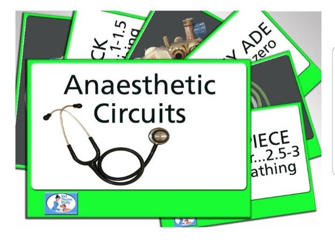 Veterinary Nursing Anaesthetic Circuit Poster A3 and A2 Etsy UK
