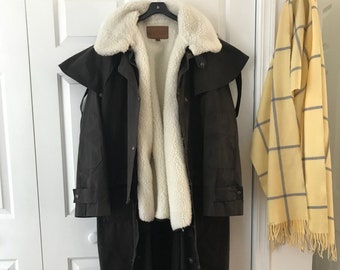 Vintage 1980s Australian Outback Collection Canvas Duster Jacket
