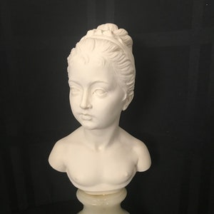 イタリアン ヴィンテージ*ジュゼッペ・ベッシ*少女の胸像*伊製 石膏オブジェ VINTAGE ≫イタリアン ヴィンテージ*Giuseppe Bessiジュゼッペ