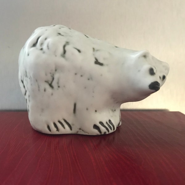 Henrik Allert Polar Bear Ceramic Figurine for Pentik Finland