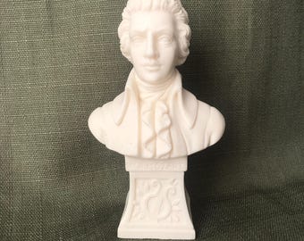 W. A. Mozart Bust Sculpture by Andrea Lucchesi Italy