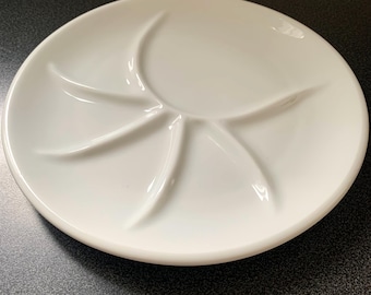 Pillivuyt Culinaire White Fondue Plate Set of 4, France