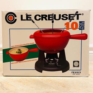 Vintage fondue le creuset - Etsy 日本