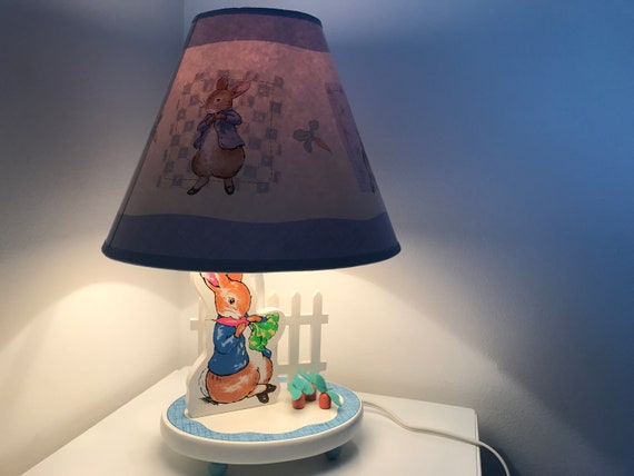 Peter Rabbit Nursery Lamp Night Light Beatrix Potter frederick