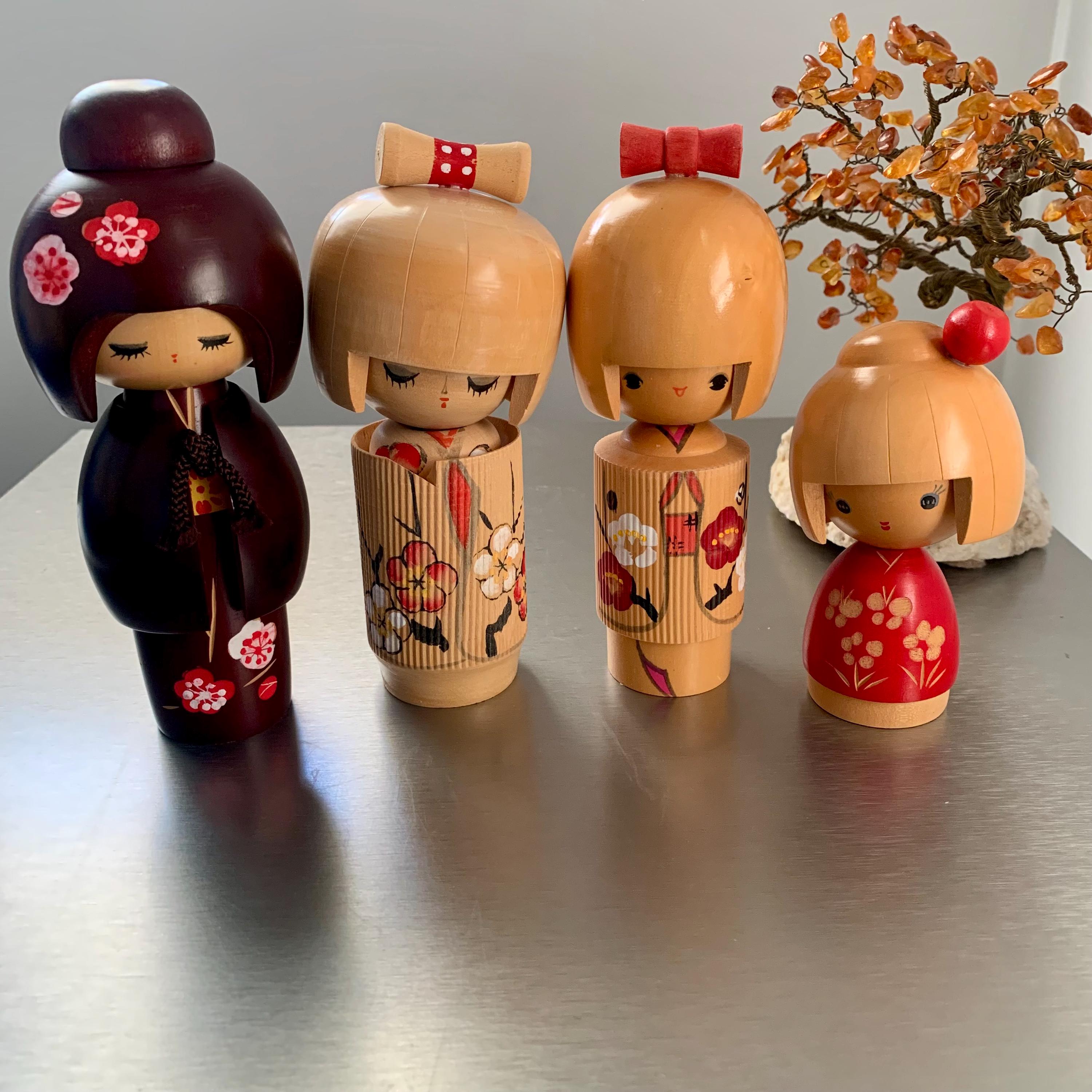 Vintage kokeshi doll - Etsy 日本