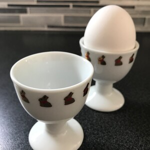 Juego de 2 hueveras de edición limitada con forma de conejito de Pascua de Lindt, de Thomas Rosenthal Group, Alemania imagen 10