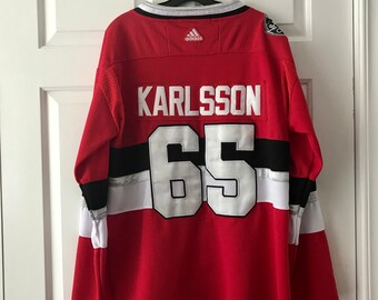 Maillot des Sénateurs d'Ottawa Erik Karlsson Adidas NHL Career 2009 Present