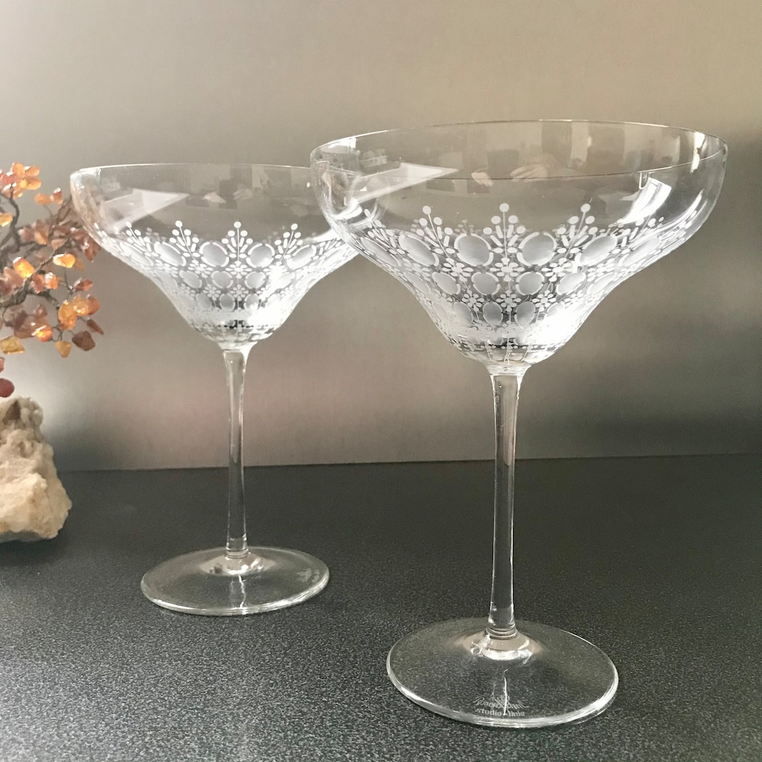 Rosenthal Champagne/tall Sherbet Motif Romance II Studio Linie