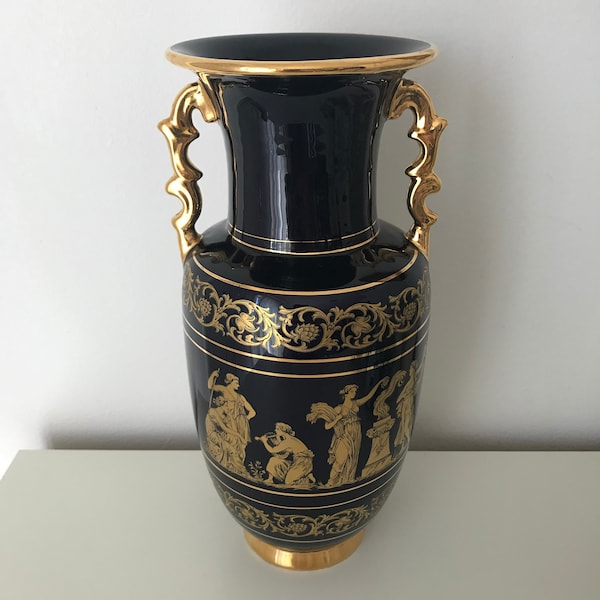 Hand Made in Greece 24k Gold Vase Etsy