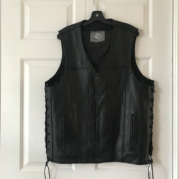 Biker Vest - Etsy