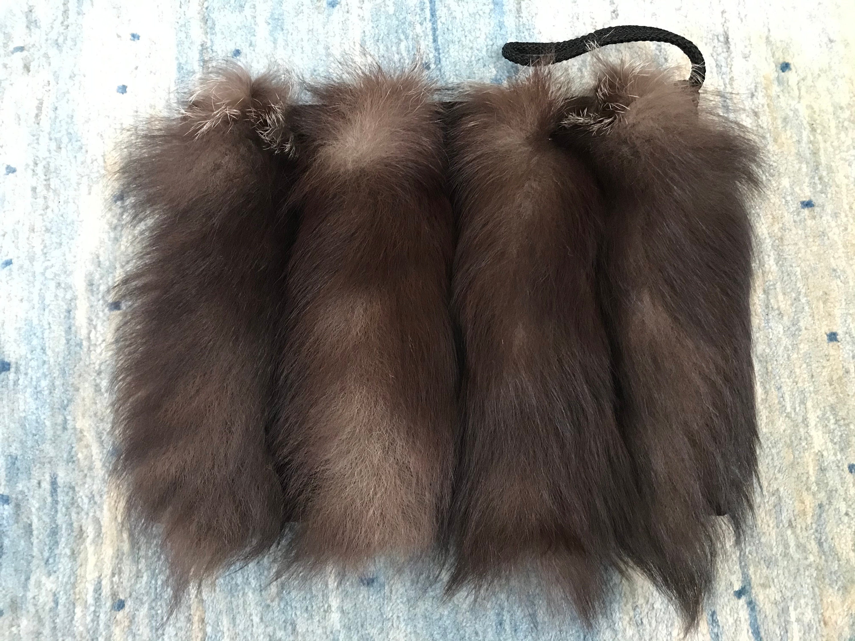 Vintage Silver Fox Fur Purse/hand Warmer Muff - Etsy display picture 2
