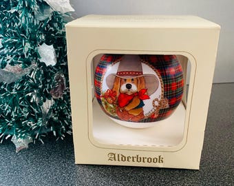 Alderbrook Merry Christmas Duffy Ornament 1984 in Original Box